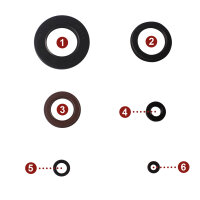 Engine oil seal set for Yamaha XJ 550 81-83