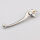 Adjustable Silver Aluminum Brake Lever Left for Suzuki AN 650 Burgman # 02–04