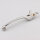 Adjustable Silver Aluminum Brake Lever Left for Suzuki AN 650 Burgman # 02–04