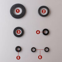 Engine oil seal set for Yamaha XJ 600 92-96