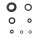 Engine oil seal set for Yamaha XJ 600 92-96