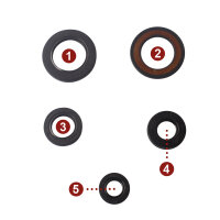 Engine oil seal set for Yamaha XT 600 90-95