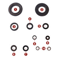 Engine oil seal set for Yamaha XT 500 76-85