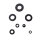Engine oil seal set for Suzuki RV 125 73-81