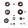 Engine oil seal set for Suzuki GT 250 73-75