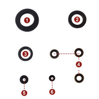 Motor Simmerring Dichtring Set für Kawasaki Z 900 Z1...