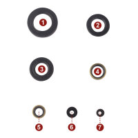 Motor Simmerring Dichtring Set für Kawasaki KZ 650 C...
