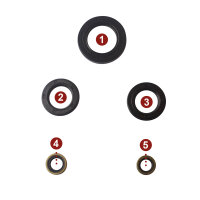 Juego de sellos de aceite de motor para Kawasaki GPZ Z ZR ZR-7 ZX 750