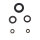 Engine oil seal set for Kawasaki GPX ZL 600 GPZ 550 600 GT ZR 550