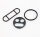 Kit réparation de robinet  essence FCK-47 Kawasaki ZX-6R ZX-9R Yamaha YZF YZF-R6