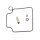 Carburetor Repair Kit CAB-H22 for Honda VT 600 C Shadow # 1998-2000