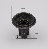 Carburetor diaphragm gas slide VCC-204 for Yamaha XJ 600...