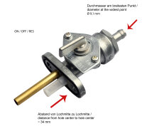 Grifo de combustible FPC-203 para Yamaha DT 125 175 250...