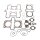 Topend Cylinder Gasket Set for Suzuki GS 400 /E 77-83