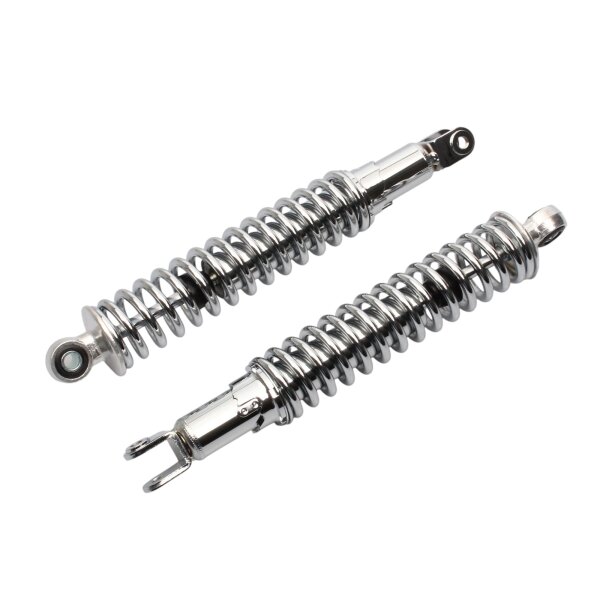 Adjustable chrome shock absorber pair for Honda CB 750 F K # 1976-1978