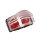 Piloto trasero de vidrio transparente para Honda CBR 600 F # 2001-2004