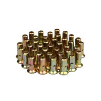 Spoke nipple set (40 pieces) gold zinc-plated