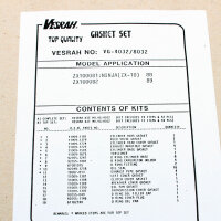 Topend Zylinder Dichtsatz für Kawasaki ZX-10 1000...