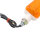 2x Mini Intermitente Motocicleta Corto Blanco UNIVERSAL Halógeno 12V 23W