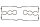 Guarnizione Coperchio Valvola per Honda CBX 1000 # 79-83 # 12391-422-000