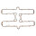 Guarnizione Coperchio Valvola per Kawasaki Z 650 # 77-80 # 11060-1415 11009-1025