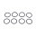 Vite del coperchio della valvola O-ring (set di 8) per Honda Kawasaki Kymco Yamaha
