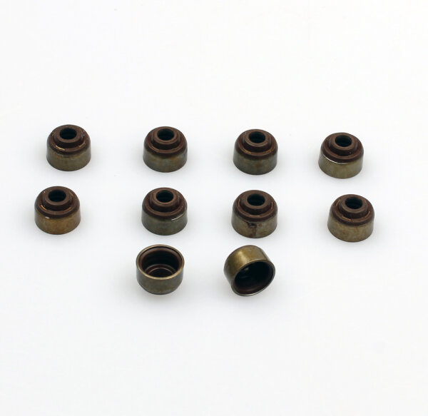 Valve stem seal for Kawasaki EL GPX GPZ KFX KSV KVF VN ZL ZX-10 ZRX ZXR ZZR